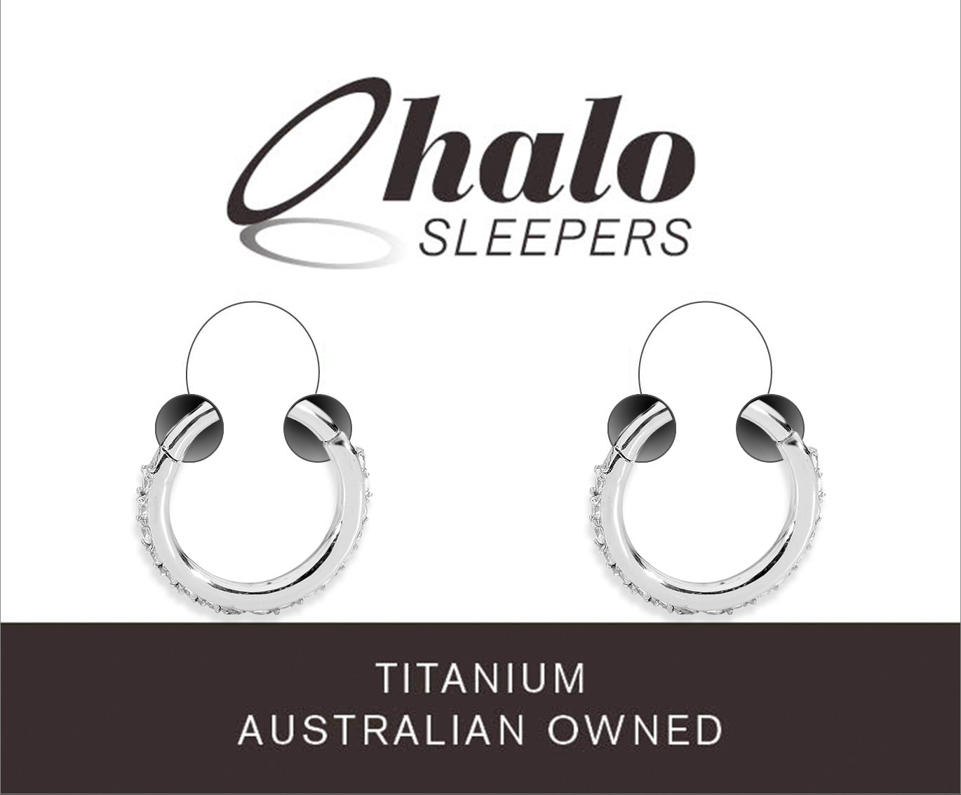 Black titanium sleeper deals earrings